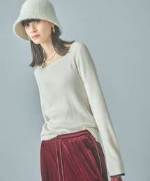 LAKOLE | 12ゲージリブスクエアネックプルオーバー / 116709(ニット/セーター)