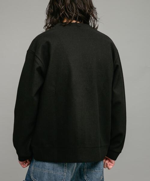 URBAN RESEARCH Sonny Label(アーバンリサーチサニーレーベル)の「ストレッチメルトンカーディガン(カーディガン/ボレロ・メンズ・ブルー系その他/ライトベージュ/チャコールグレー/ブラック・MEDIUM/LARGE)」の21枚目の写真