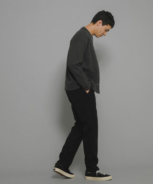 URBAN RESEARCH Sonny Label(アーバンリサーチサニーレーベル)の「ストレッチメルトンカーディガン(カーディガン/ボレロ・メンズ・ブルー系その他/ライトベージュ/チャコールグレー/ブラック・MEDIUM/LARGE)」の11枚目の写真