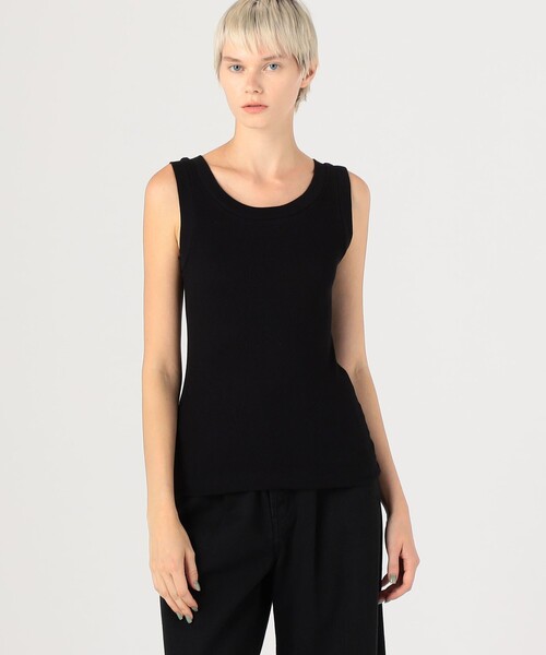 セール】コットンカシミヤ レイヤードトップス（Tシャツ