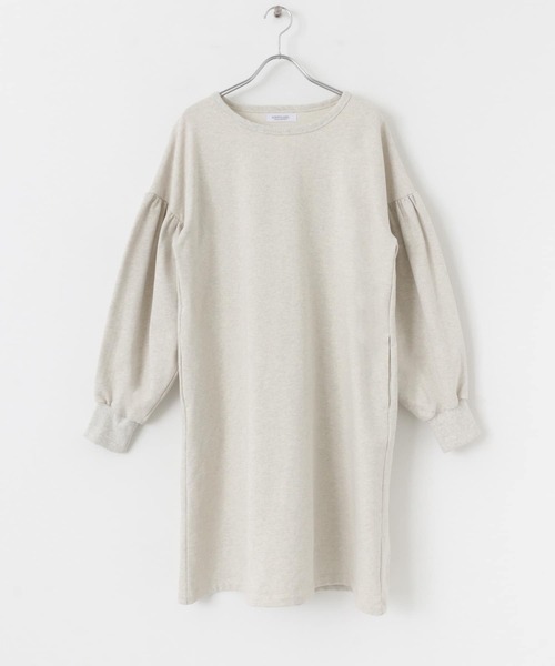 URBAN RESEARCH Sonny Label(アーバンリサーチサニーレーベル)の「袖ボリュームスウェットミニワンピース(ワンピース・レディース・オートミール/ネイビー/レッド・FREE)」の12枚目の写真