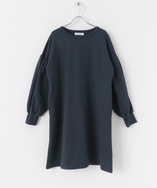 URBAN RESEARCH Sonny Label(アーバンリサーチサニーレーベル)の「袖ボリュームスウェットミニワンピース(ワンピース・レディース・オートミール/ネイビー/レッド・FREE)」の13枚目の写真