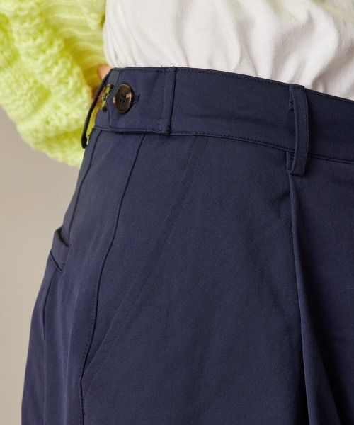 rehacer(レアセル)の「R. : Wide Leg Pleats Pants(チノパンツ・メンズ・ネイビー/グレー・SMALL/MEDIUM/LARGE)」の20枚目の写真