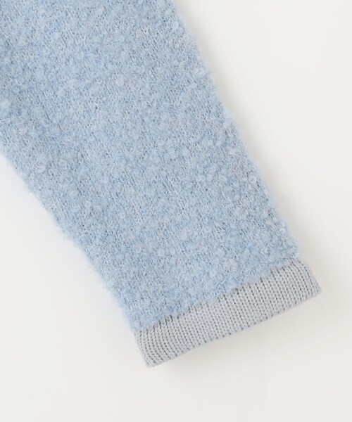 【セール】【洗える】ブークレー ニットジャケット（カーディガン/ボレロ）｜Feroux（フェルゥ）