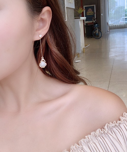 Lace Ladies（レースレディース）の「ガーリー モチーフ バラエティ デザイン ピアス（ピアス（両耳用）・レディース・ホワイト/ゴールド系2/ゴールド系4/シルバー系1/ゴールド系1/ゴールド系3/シルバー系2・FREE）」の15枚目の写真