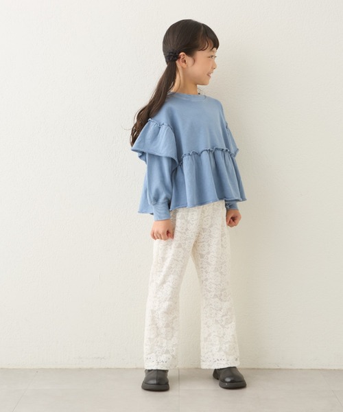 CIAOPANIC TYPY（チャオパニックティピー）の「【お気に入り数3000人突破！】【KIDS】フリルピグメント加工スウェット（スウェット・キッズ・グレー/サックスブルー/チャコールグレー・SMALL/XX-LARGE/X-LARGE/LARGE/MEDIUM）」の21枚目の写真