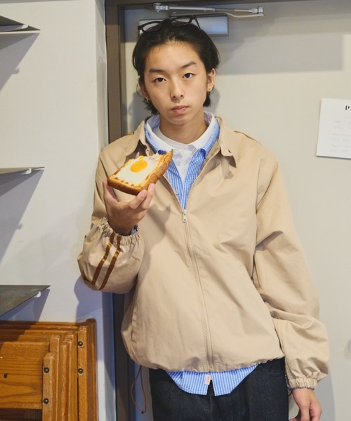 common gull products.(コモンガルプロダクツ)の「金木犀の香りするスウィングトップ(その他アウター・レディース・ベージュ系/イエロー系/ベージュ系1・MEDIUM/LARGE)」の2枚目の写真