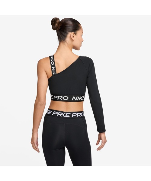 NIKE(ナイキ)の「ナイキ NIKE W NP DF SHINE CROP TOP(Tシャツ/カットソー・レディース・ブラック・M/L)」の5枚目の写真