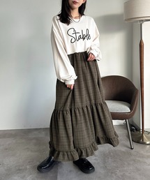 リメイク風裏毛ワンピース【ZOZOTOWN限定アイテム】