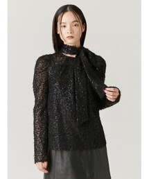 FRAY I.D（フレイアイディー）の「ジャガードボウタイタックスリーブ