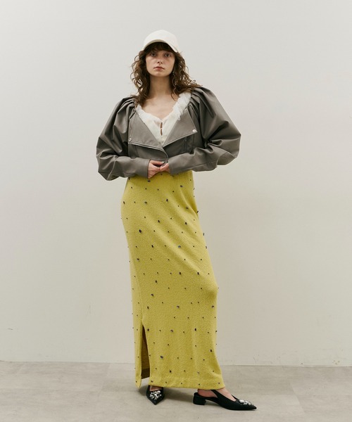 セール】ハイスリーブレザージャケット（ライダースジャケット