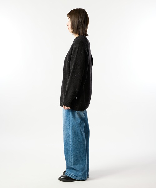 meltum(メルタム)の「WOOL CREWNECK KNIT(ニット/セーター・メンズ・ブラック/チャコールグレー・MEDIUM/LARGE)」の14枚目の写真
