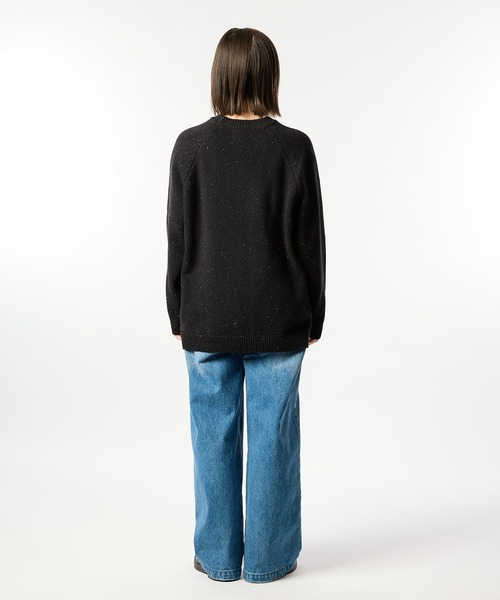 meltum(メルタム)の「WOOL CREWNECK KNIT(ニット/セーター・メンズ・ブラック/チャコールグレー・MEDIUM/LARGE)」の15枚目の写真