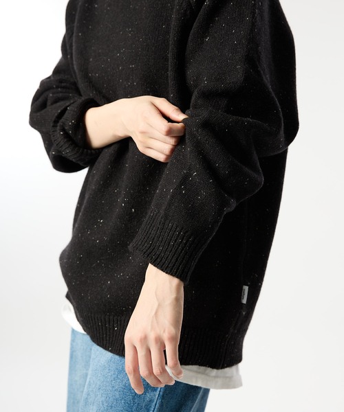 meltum(メルタム)の「WOOL CREWNECK KNIT(ニット/セーター・メンズ・ブラック/チャコールグレー・MEDIUM/LARGE)」の17枚目の写真