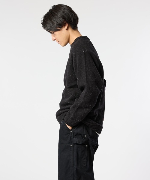 meltum(メルタム)の「WOOL CREWNECK KNIT(ニット/セーター・メンズ・ブラック/チャコールグレー・MEDIUM/LARGE)」の20枚目の写真