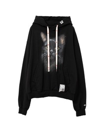Cat Printed Hoodie