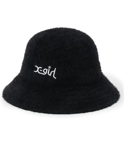 X-girl Stages（エックスガールステージス）の「ファーバケットハット（ハット・キッズ・ブラック/アイボリー・L(52-56cm)/M(48-52cm)）」の20枚目の写真