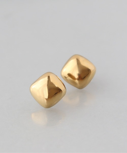 ieLS(イエルズ)の「金属アレルギー対応「ieLS」ステンレス ダイヤモンドピアス(ピアス(両耳用)・レディース・ゴールド・ONE SIZE)」の1枚目の写真