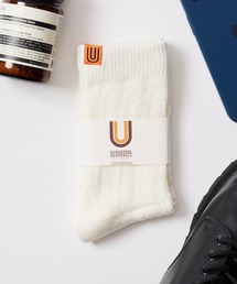 UNIVERSAL OVERALL（ユニバーサルオーバーオール）の「【UNIVERSAL OVERALL】クロシェ編みクルーソックス LU-416（ソックス/靴下・レディース）」