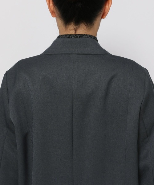 HARE（ハレ）の「タックプリーツメタルボタンジャケット(HARE)（テーラードジャケット・レディース・グレー/ブラック・FREE）」の10枚目の写真