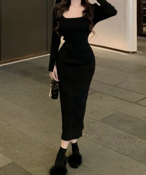ViViDAY(ビビデー)の「ニットワンピース(ワンピース・レディース・アイボリー/グレー/ブラック・M)」の21枚目の写真
