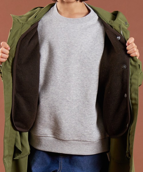 オリーブ フリース内側 モッズコート PAIRMANON STREET モッズコート コート 「PAIRMANON STREET」フリース