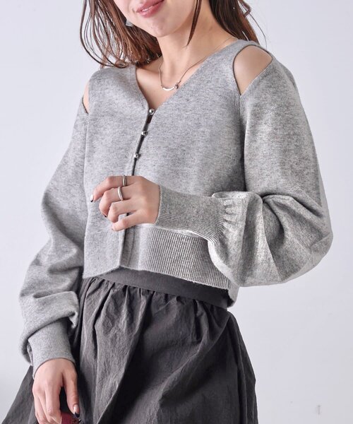 美品 シーニュ cygne　ワンショルダーオープンニット グレー 商品 – ページ 3｜Cygne(シーニュ) 公式サイト