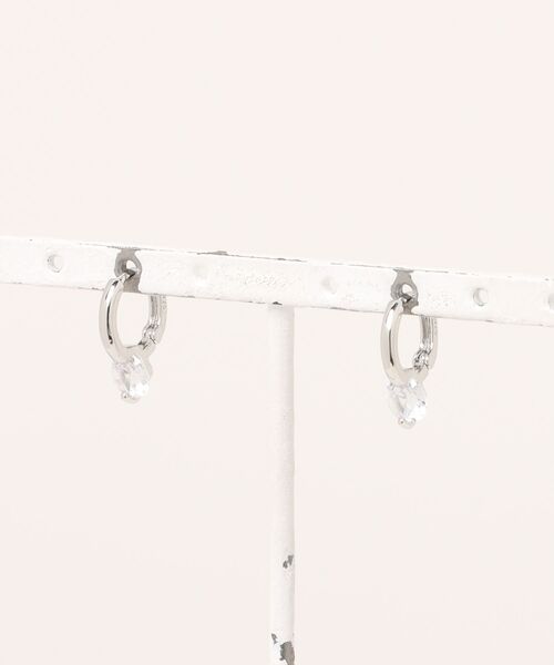Burner(バーナー)の「【OKUOKU 0909】一粒CZジルコニア フープピアス 両耳用 oku-pierce-633575432954-6 N【RBTS】(ピアス(両耳用)・レディース・シルバー/ゴールド・FREE)」の17枚目の写真