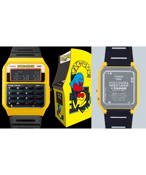 パックマン　時計　CASIO カシオ パックマン コラボ デジタル CASIO×「パックマン」のコラボレーションウォッチ4種が12月13日