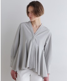 ◆ナイロンストレッチブロードブラウス