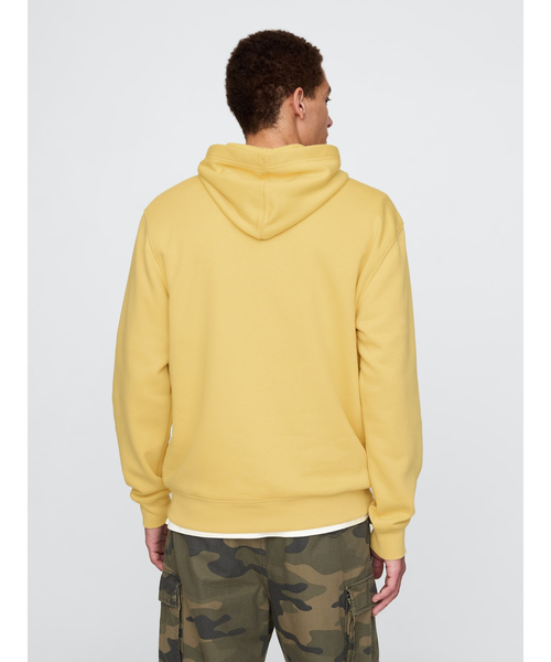 【新品】GAP ロゴパーカー メンズL タグ付き GAP パーカー リラックス GAPロゴ ジップアップパーカー(ユニ