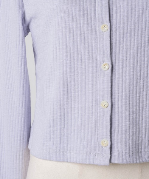 GIUNON（ジウノン）の「long sleeve lace cardigan / ロングスリーブレースカーディガン（カーディガン/ボレロ・レディース・ブラック/ピンク/ブルー/アイボリー・FREE）」の21枚目の写真