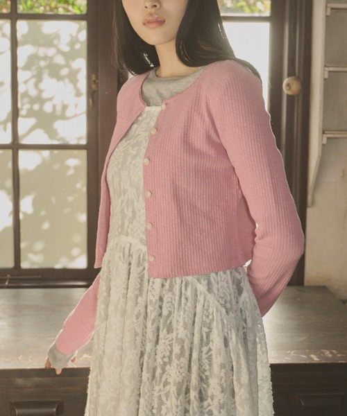 カーディガン long sleeve lace cardigan / ロングスリーブレースカーディガン レディース long sleeve lace cardigan / ロングスリーブレースカーディガン