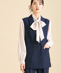 Ballsey ジレ　ベスト　1度着　美品　卒業式、入学式にも Ballsey ベスト ジレ ダイヤモチーフエンブロイダリー