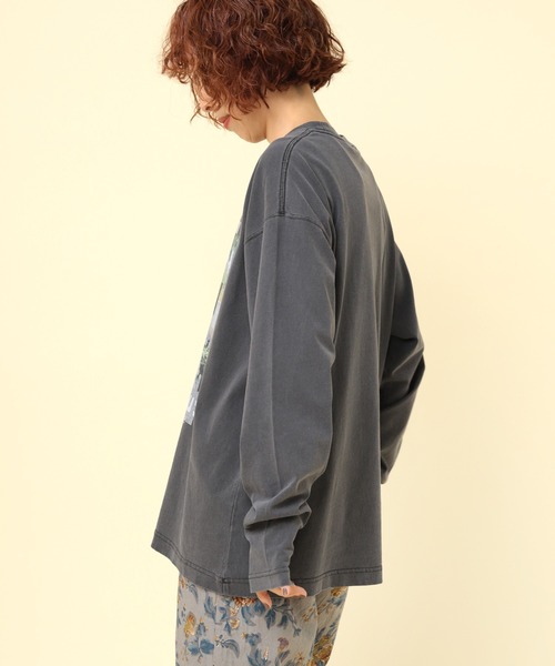 RNA-N(アールエヌエーエヌ)の「M2392 COLLAGE PHOTOプリントT(Tシャツ/カットソー・レディース・アイボリー/チャコール/オフホワイト・FREE)」の7枚目の写真