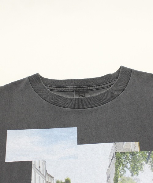 RNA-N(アールエヌエーエヌ)の「M2392 COLLAGE PHOTOプリントT(Tシャツ/カットソー・レディース・アイボリー/チャコール/オフホワイト・FREE)」の16枚目の写真