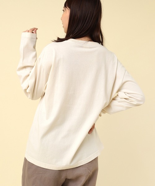 RNA-N(アールエヌエーエヌ)の「M2392 COLLAGE PHOTOプリントT(Tシャツ/カットソー・レディース・アイボリー/チャコール/オフホワイト・FREE)」の5枚目の写真