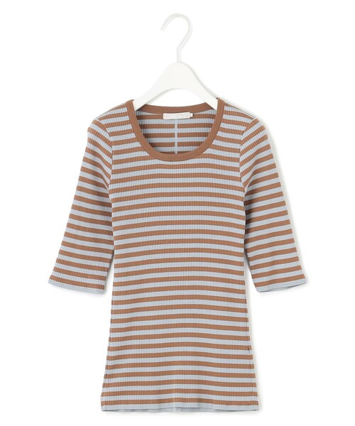 ICB(アイシービー)の「4×2リブ プルオーバー(Tシャツ/カットソー・レディース・アイボリー系/黄土色系1/ブラック系/カーキ系1・SMALL/MEDIUM/X-SMALL)」の20枚目の写真