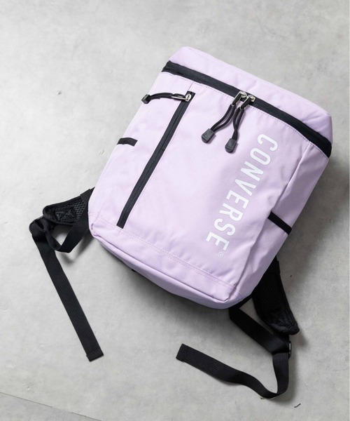 CONVERSE(コンバース)の「【78】【CONVERSE】KIDS BOX DAYPACK(バックパック/リュック・キッズ・ネイビー/ミント/ライトピンク/サックスブルー/ブラック/ブルー/ラベンダー/ブラック系その他/レッド/パープル・FREE)」の8枚目の写真