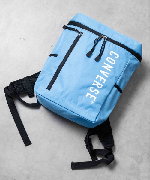 CONVERSE(コンバース)の「【78】【CONVERSE】KIDS BOX DAYPACK(バックパック/リュック・キッズ・ネイビー/ミント/ライトピンク/サックスブルー/ブラック/ブルー/ラベンダー/ブラック系その他/レッド/パープル・FREE)」の1枚目の写真