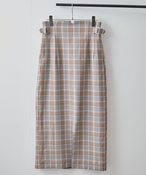 VIS（ビス）の「【美easy】コンフォートツイルウエストデザインIラインスカート【洗える/防シワ/UVケア】（スカート・レディース・ネイビー/ベージュ系その他/グレー系その他・M/L/SS/S）」の21枚目の写真