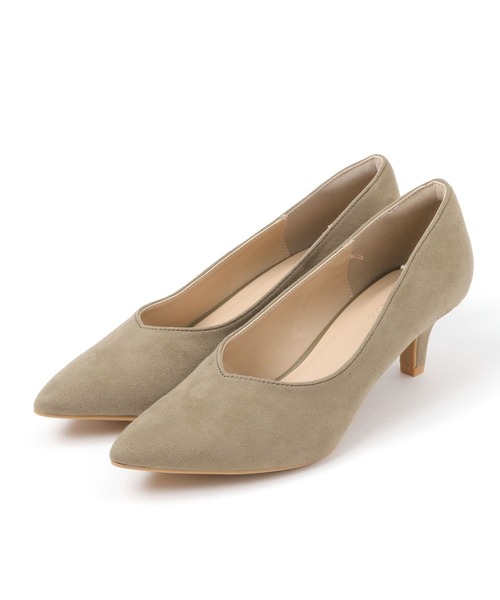 GLOBAL WORK（グローバルワーク）の「らくっション撥水ヒールパンプス/253018（パンプス・レディース・シルバー/グレー/その他/アイボリー/ブラック系その他/ベージュ/ホワイト系その他3/ブラック系9・24cm/22.5cm/23.5cm/24.5cm/23cm/25cm）」の13枚目の写真