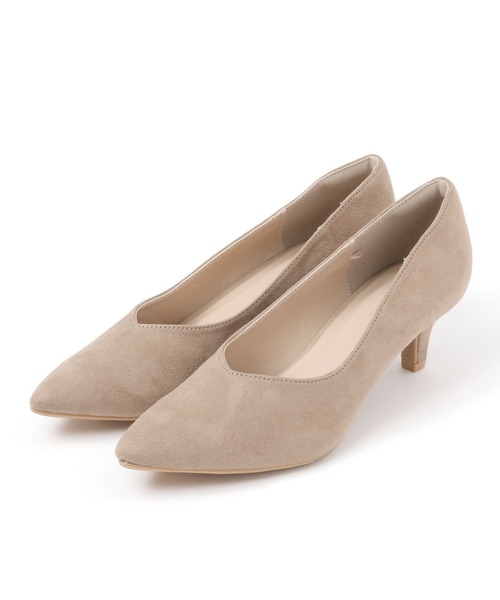 GLOBAL WORK（グローバルワーク）の「らくっション撥水ヒールパンプス/253018（パンプス・レディース・シルバー/グレー/その他/アイボリー/ブラック系その他/ベージュ/ホワイト系その他3/ブラック系9・24cm/22.5cm/23.5cm/24.5cm/23cm/25cm）」の14枚目の写真