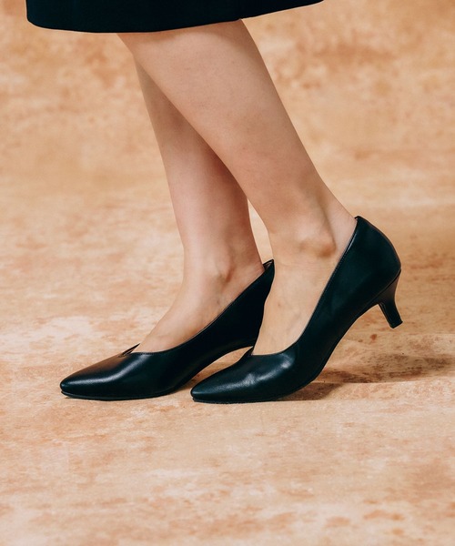 GLOBAL WORK（グローバルワーク）の「らくっション撥水ヒールパンプス/253018（パンプス・レディース・シルバー/グレー/その他/アイボリー/ブラック系その他/ベージュ/ホワイト系その他3/ブラック系9・24cm/22.5cm/23.5cm/24.5cm/23cm/25cm）」の20枚目の写真