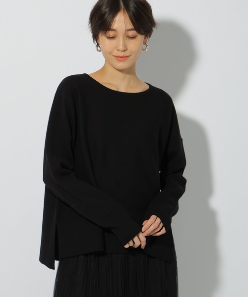 セール】ダブルフェイスボートニット/286649（ニット/セーター