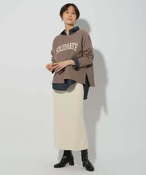 セール】ダブルフェイスボートニット/286649（ニット/セーター