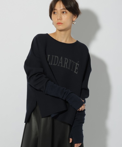 Elura（エルーラ）の「ダブルフェイスボートニット/286649（ニット/セーター・レディース・ネイビー/ライトグレー/ホワイト/ブラック/ブラウン系その他・MEDIUM/LARGE）」の14枚目の写真