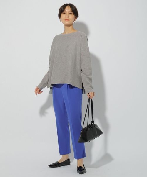 Elura（エルーラ）の「ダブルフェイスボートニット/286649（ニット/セーター・レディース・ネイビー/ライトグレー/ホワイト/ブラック/ブラウン系その他・MEDIUM/LARGE）」の16枚目の写真