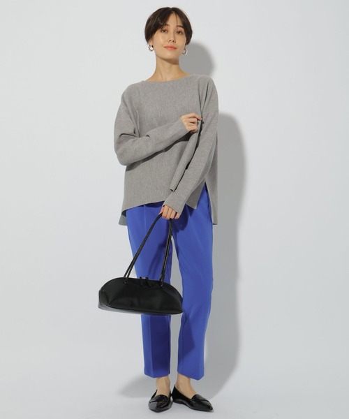 Elura（エルーラ）の「ダブルフェイスボートニット/286649（ニット/セーター・レディース・ネイビー/ライトグレー/ホワイト/ブラック/ブラウン系その他・MEDIUM/LARGE）」の17枚目の写真