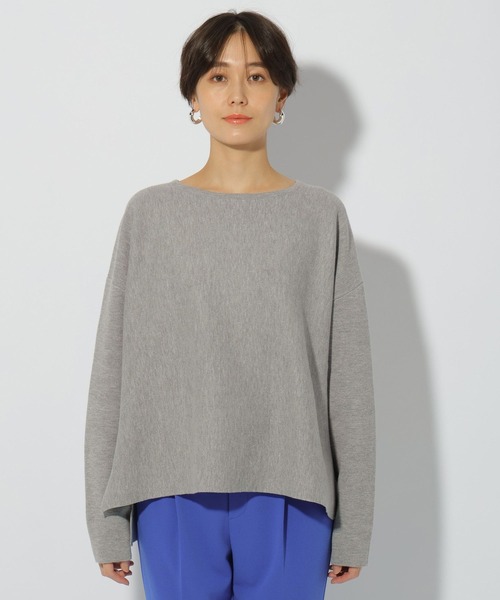 Elura（エルーラ）の「ダブルフェイスボートニット/286649（ニット/セーター・レディース・ネイビー/ライトグレー/ホワイト/ブラック/ブラウン系その他・MEDIUM/LARGE）」の18枚目の写真